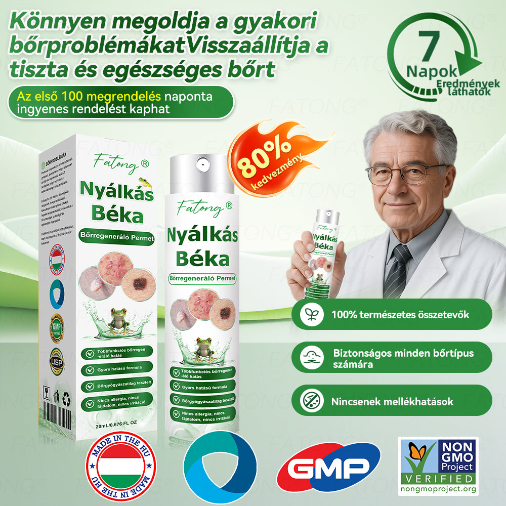 𝐹𝑎𝑡𝑜𝑛𝑔®𝘽é𝙠á𝙣𝙮á𝙡-𝙠𝙞𝙫𝙤𝙣𝙖𝙩ú 𝘽ő𝙧𝙧𝙚𝙜𝙚𝙣𝙚𝙧á𝙡ó 𝙎𝙥𝙧𝙖𝙮(Kifejezetten a bőr regenerálására, helyreállítására és nyugtatására tervezték!)🔥