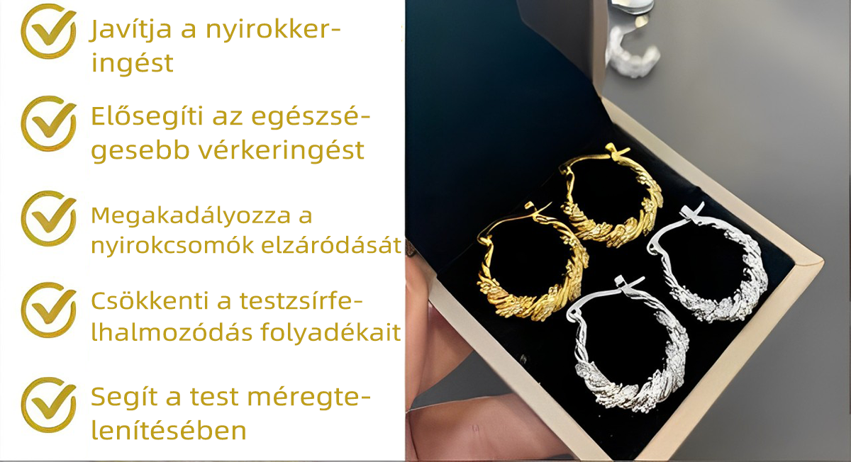 CZTICLE™ Nyirokrendszeri aktivitás fülbevalók🔥(Korlátozott idejű ajánlat 🎄 Karácsonyi ajánlat)