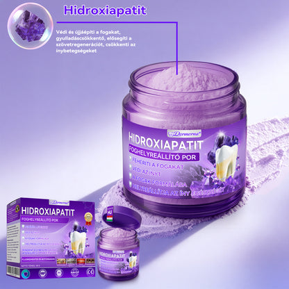 Hivatalos bolt 𝑫𝑜𝑟𝒎𝒐𝒓𝙣𝙖® Hidroxiapatit Foghelyreállitó Por👨‍⚕️Hatékonyan kezeli a szuvasodást, ínyproblémákat, érzékeny fogakat, szájüregi sebeket és sárga fogakat, miközben javítja az általános szájhigiéniát🛡️