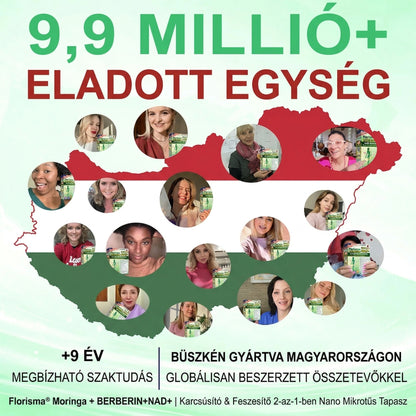 【Az utolsó nap – 80% kedvezmény】 ✅ Florisma® Moringa + Berberin + NAD+ 2 az 1-ben Fejlett nano-mikrotűs tapasz ✨ 7 tapasz/csomag · 1 heti adag