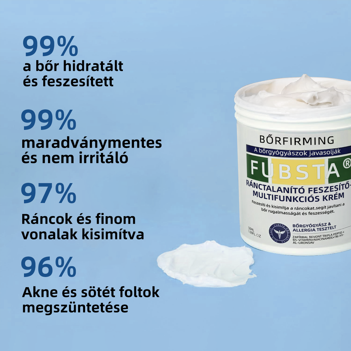 🔥🔥Utolsó nap akció: 75%-os kedvezmény🫧Fubsta® Haladó rögzítő és ránc-eltüntető krém: A bőr rugalmasságának helyreállítása-2024