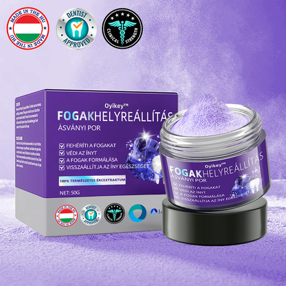 𝐎𝐲𝐢𝐤𝐞𝐲™ FOGAK HELYREÁLLÍTÁS ÁSVÁNYI POR Hatékonyan javítja a szuvasodást, ínyproblémákat, fogérzékenységet, szájfekélyeket és a fogak elszíneződését, miközben jelentősen javítja a szájüreg általános egészségét.(𝑀𝑂𝐾 𝑎𝑗á𝑛𝑙𝑜𝑡𝑡)🧑‍⚕️