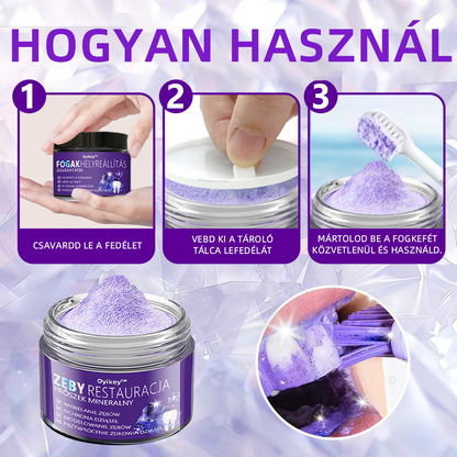 𝐎𝐲𝐢𝐤𝐞𝐲™ FOGAK HELYREÁLLÍTÁS ÁSVÁNYI POR Hatékonyan javítja a szuvasodást, ínyproblémákat, fogérzékenységet, szájfekélyeket és a fogak elszíneződését, miközben jelentősen javítja a szájüreg általános egészségét.(𝑀𝑂𝐾 𝑎𝑗á𝑛𝑙𝑜𝑡𝑡)🧑‍⚕️