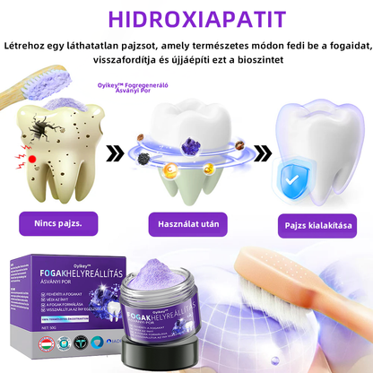 𝐎𝐲𝐢𝐤𝐞𝐲™ FOGAK HELYREÁLLÍTÁS ÁSVÁNYI POR Hatékonyan javítja a szuvasodást, ínyproblémákat, fogérzékenységet, szájfekélyeket és a fogak elszíneződését, miközben jelentősen javítja a szájüreg általános egészségét.(𝑀𝑂𝐾 𝑎𝑗á𝑛𝑙𝑜𝑡𝑡)🧑‍⚕️