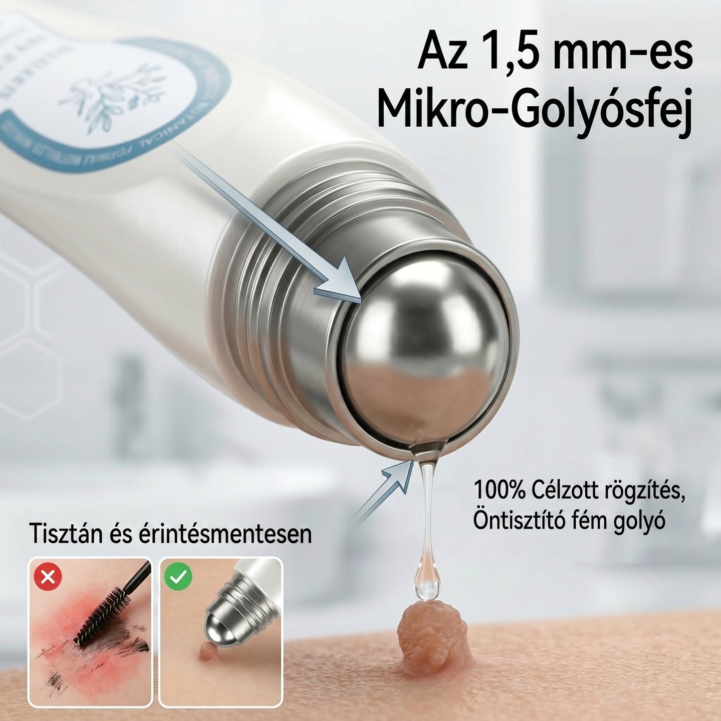 Hivatalos márkabolt | ✅👩‍⚕️ 𝐏i𝐜𝐝o® 7-Napos 𝗧𝗮𝗴 & 𝗦𝗽𝗼𝘁 𝐄𝐫𝐚𝘀𝐞𝐫 (Fájdalommentes, heg nélküli – golyós applikátor) 🎉