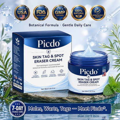 ✨🛒𝐏𝐢𝐜𝐝𝐨® 7-𝐃𝐚𝐲 𝐒𝐤𝐢𝐧 𝐓𝐚𝐠 & 𝐒𝐩𝐨𝐭 𝐄𝐫𝐚𝐬𝐞𝐫 𝐂𝐫𝐞𝐚𝐦🩵 (Zero Pain, Zero 𝐒𝐜𝐚𝐫𝐬 Formula)