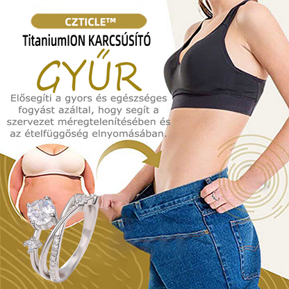 Akció utolsó napja 80%-os kedvezménnyel 🔥 - 𝘾𝙕𝙏𝙄𝘾𝙇𝙀™ Mágneses terápiás gyűrű moissanit gyémánttal 😈