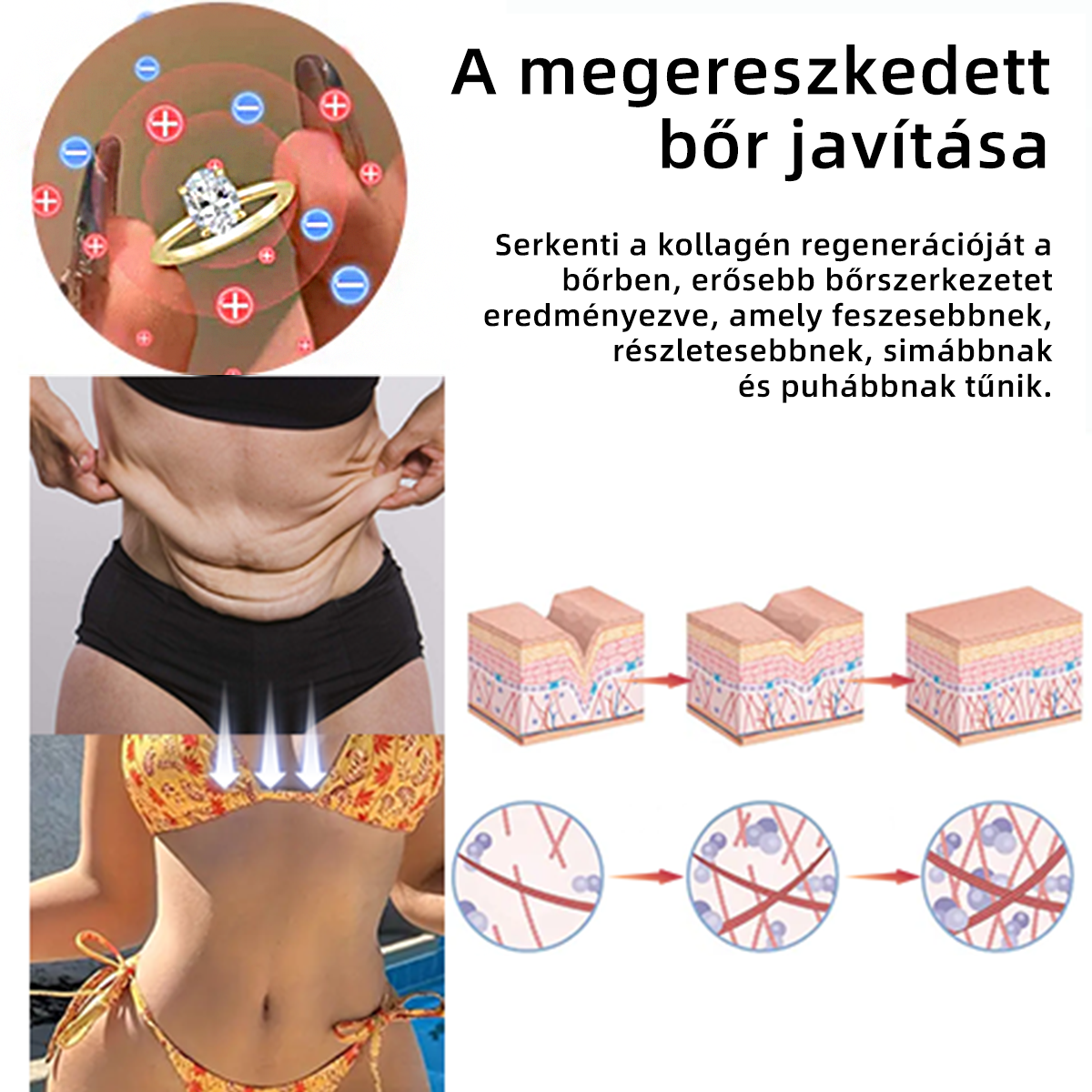 𝘿𝙄𝙔𝙎𝙏𝘼𝙍™Mágneses terápia és Moissanit gyémánt gyűrű (🎄 Karácsonyi akció, 60% kedvezmény) 🎅